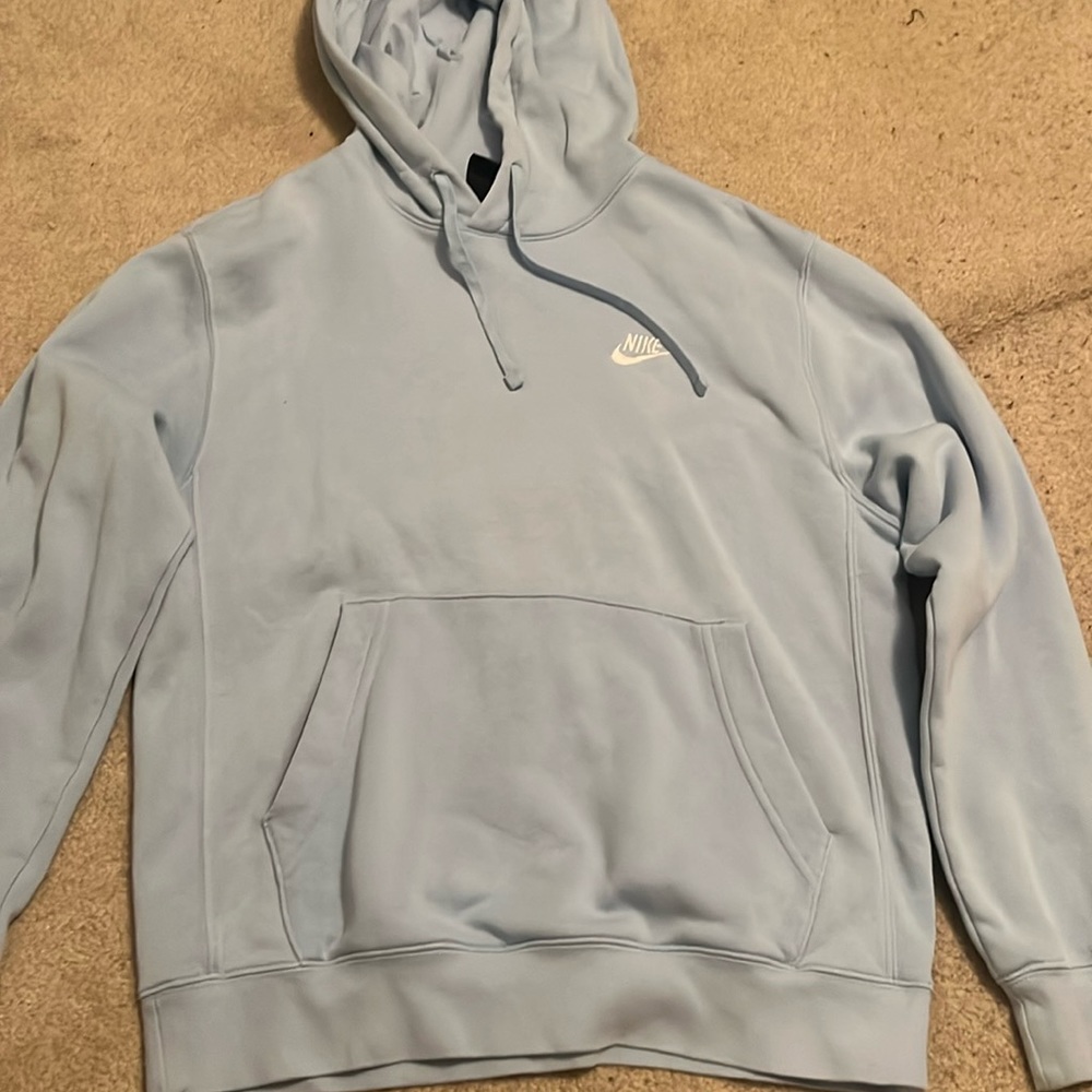 Baby Blue Nike Men’s Hoodie